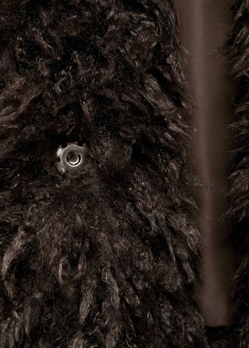 Short fur effect coat