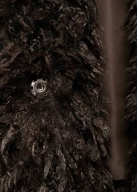 Short fur effect coat