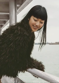 Short fur effect coat