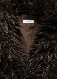 Short fur effect coat