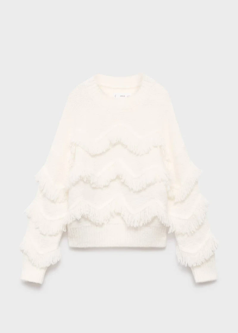 Fringes knit sweater