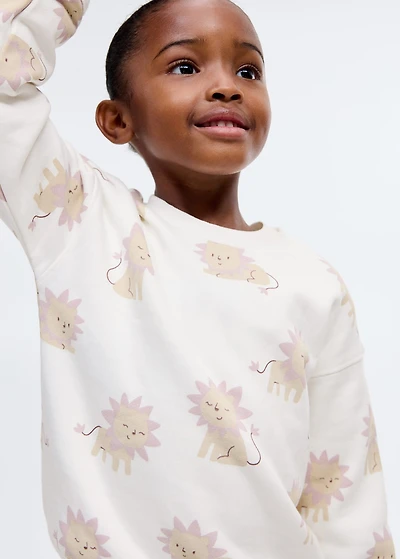 Lion print sweatshirt