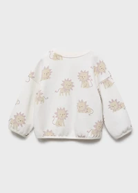 Lion print sweatshirt