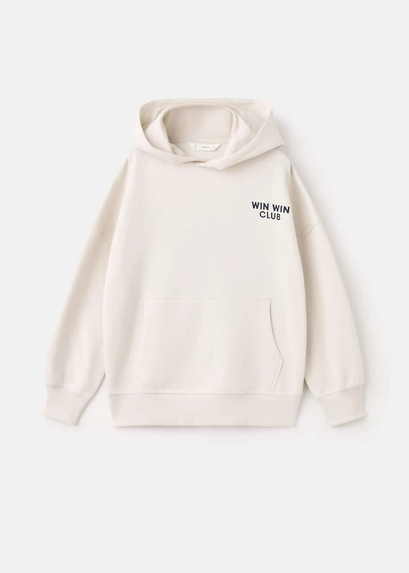 Printed cotton sweatshirt