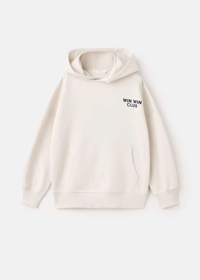 Printed cotton sweatshirt