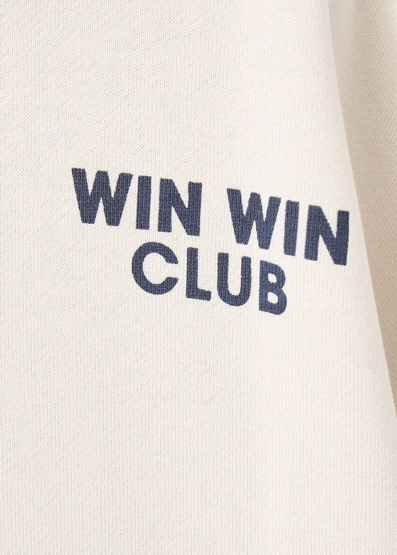 Printed cotton sweatshirt
