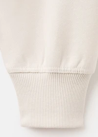 Printed cotton sweatshirt