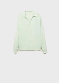 100% wool polo-neck sweater