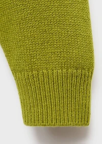 Chunky-knit wool sweater