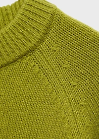 Chunky-knit wool sweater