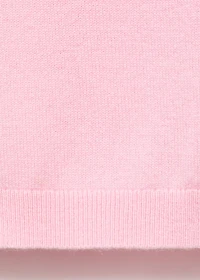 Short-sleeved wool sweater