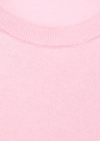 Short-sleeved wool sweater
