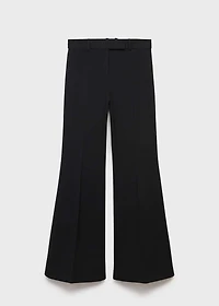 Straight-fit suit pants