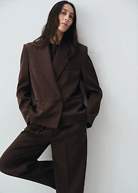 Double-breasted suit jacket