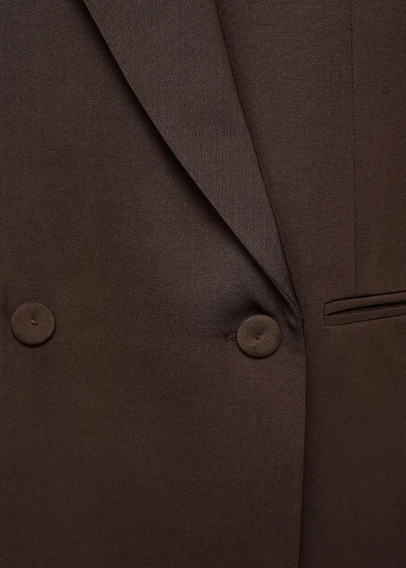 Double-breasted suit jacket