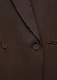 Double-breasted suit jacket