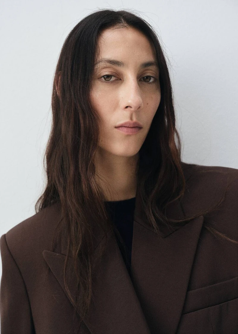 Double-breasted suit jacket