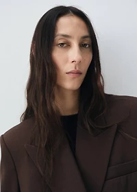 Double-breasted suit jacket