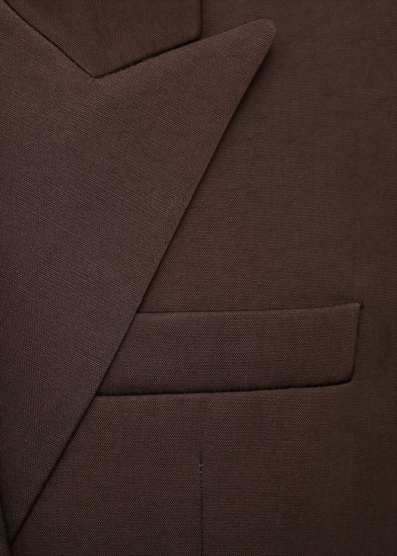 Double-breasted suit jacket