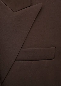 Double-breasted suit jacket