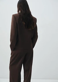 Double-breasted suit jacket