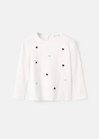 Embroidered stars T-shirt