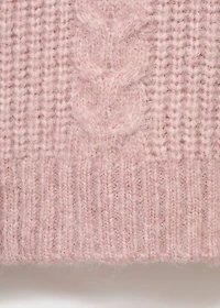 Textured knit sweater