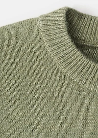 Knit embroidered sweater