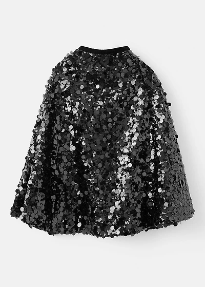 Sequin costume cape