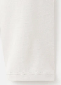 Embroidered printed T-shirt