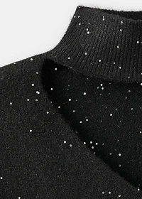 Knit paillette sweater