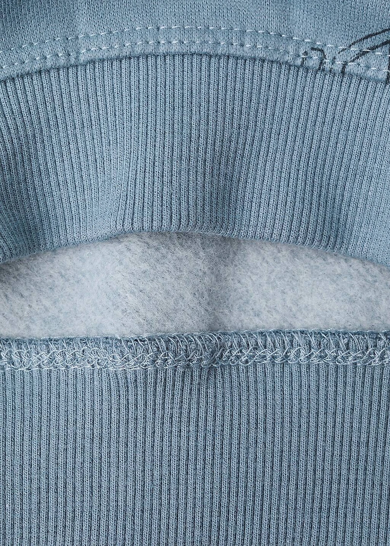 Printed cotton sweatshirt