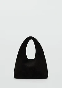 Suede leather mini-bag
