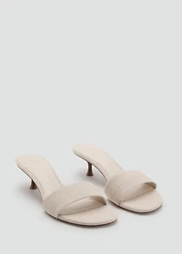 Kitten heel sandals
