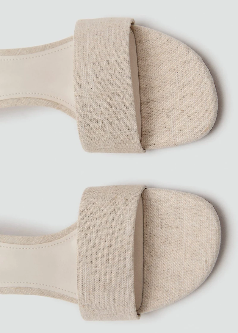 Kitten heel sandals