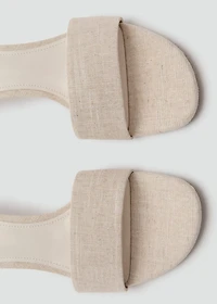 Kitten heel sandals