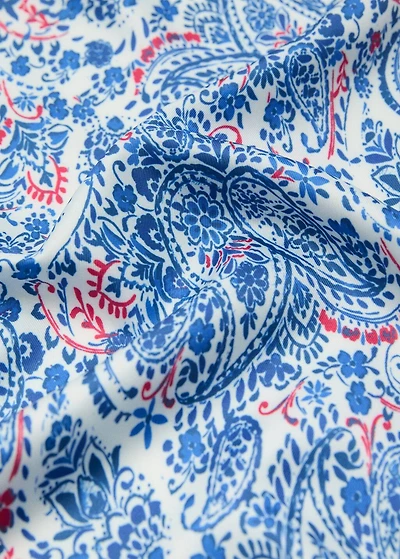 Paisley print scarf