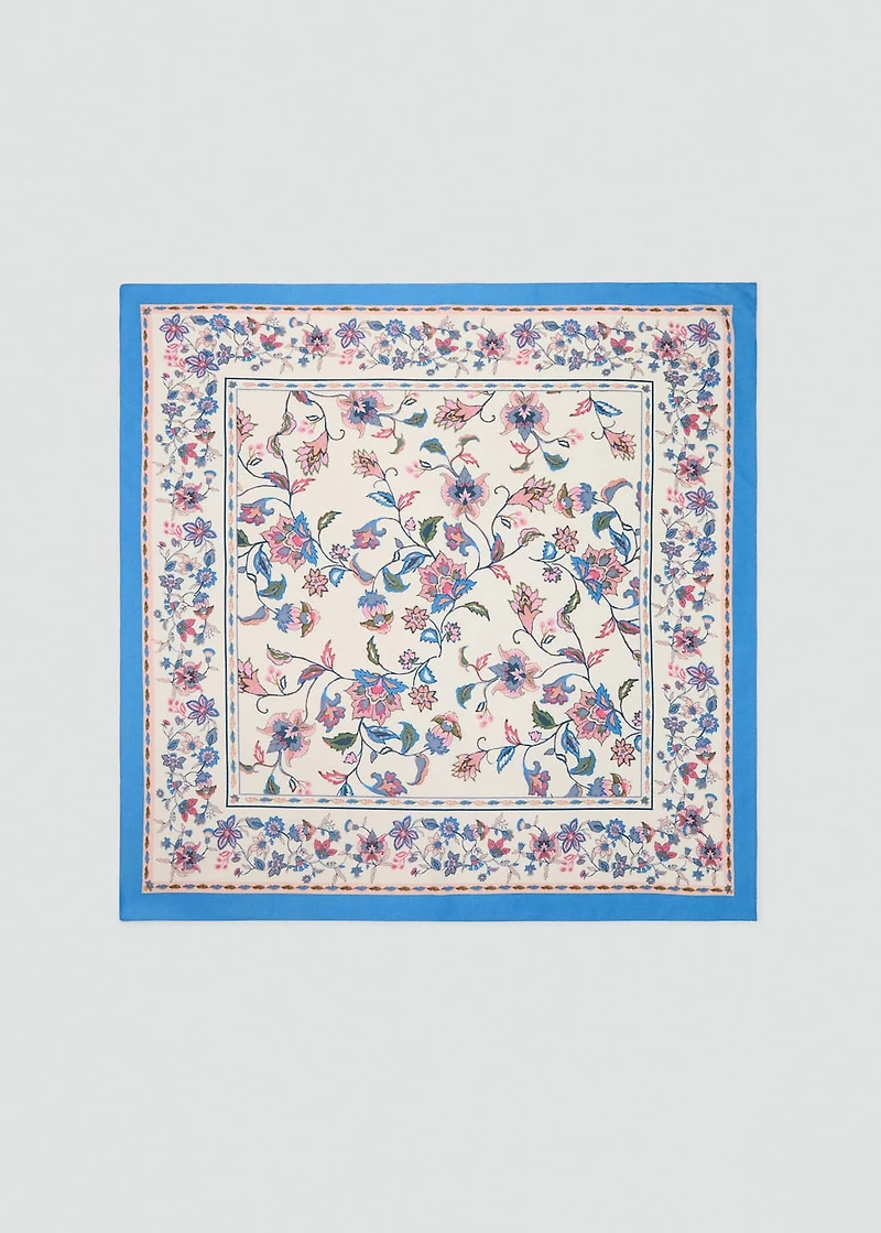 Floral scarf