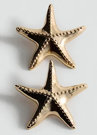 Star design earrings