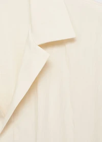 Crop puffed shirt
