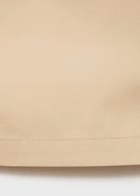 Straight-cut crop pants