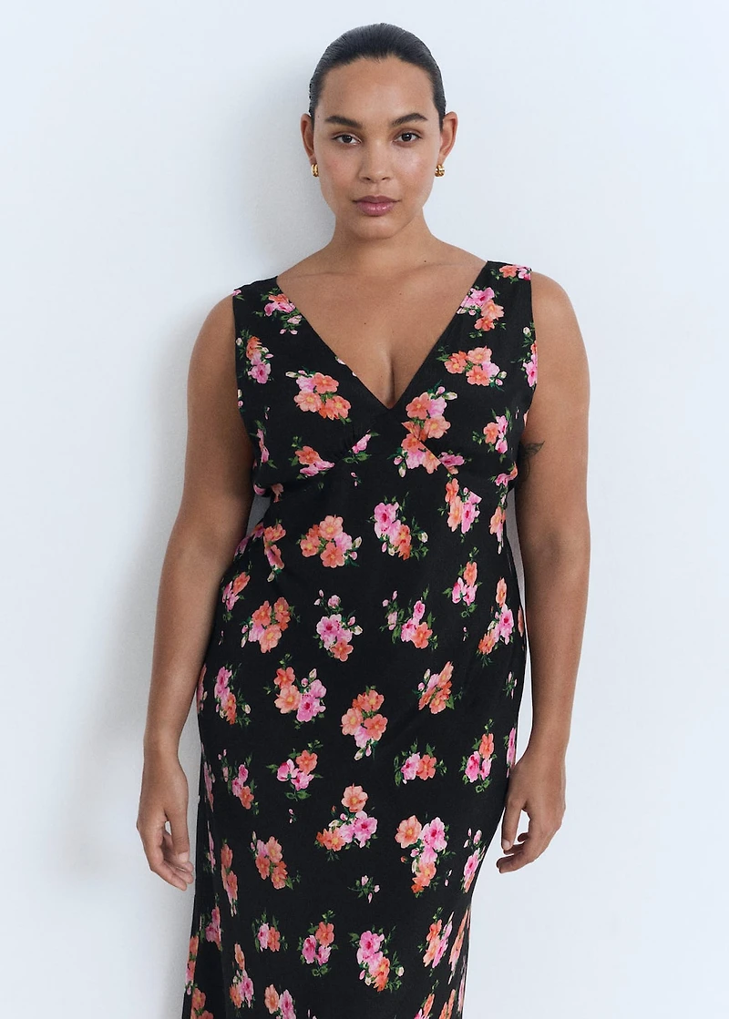 Long floral dress