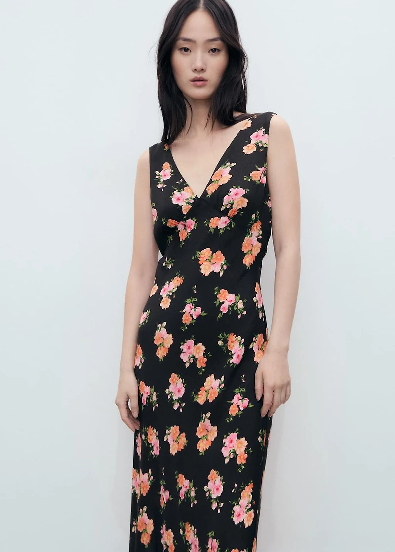 Long floral dress