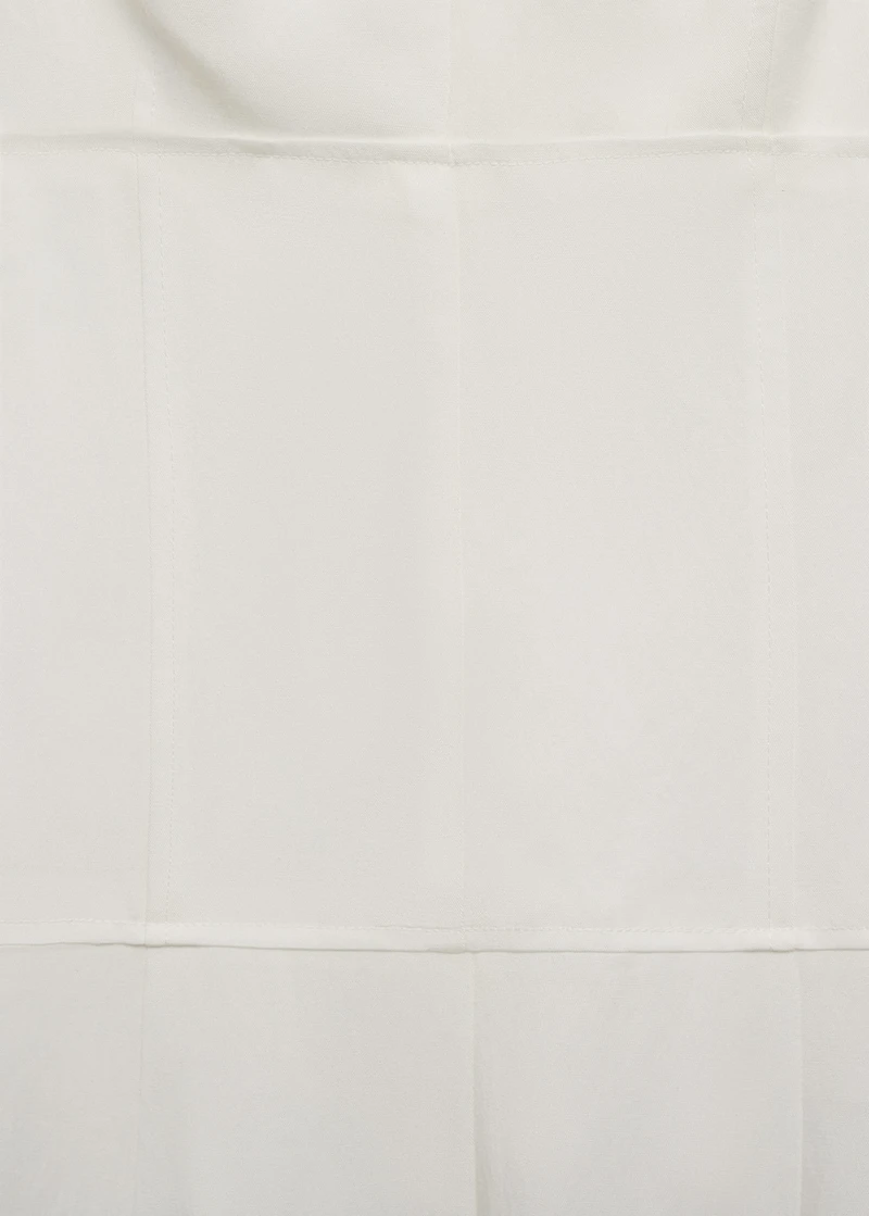 V-neckline long dress
