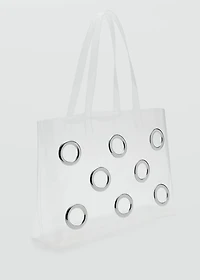 Transparent tote bag