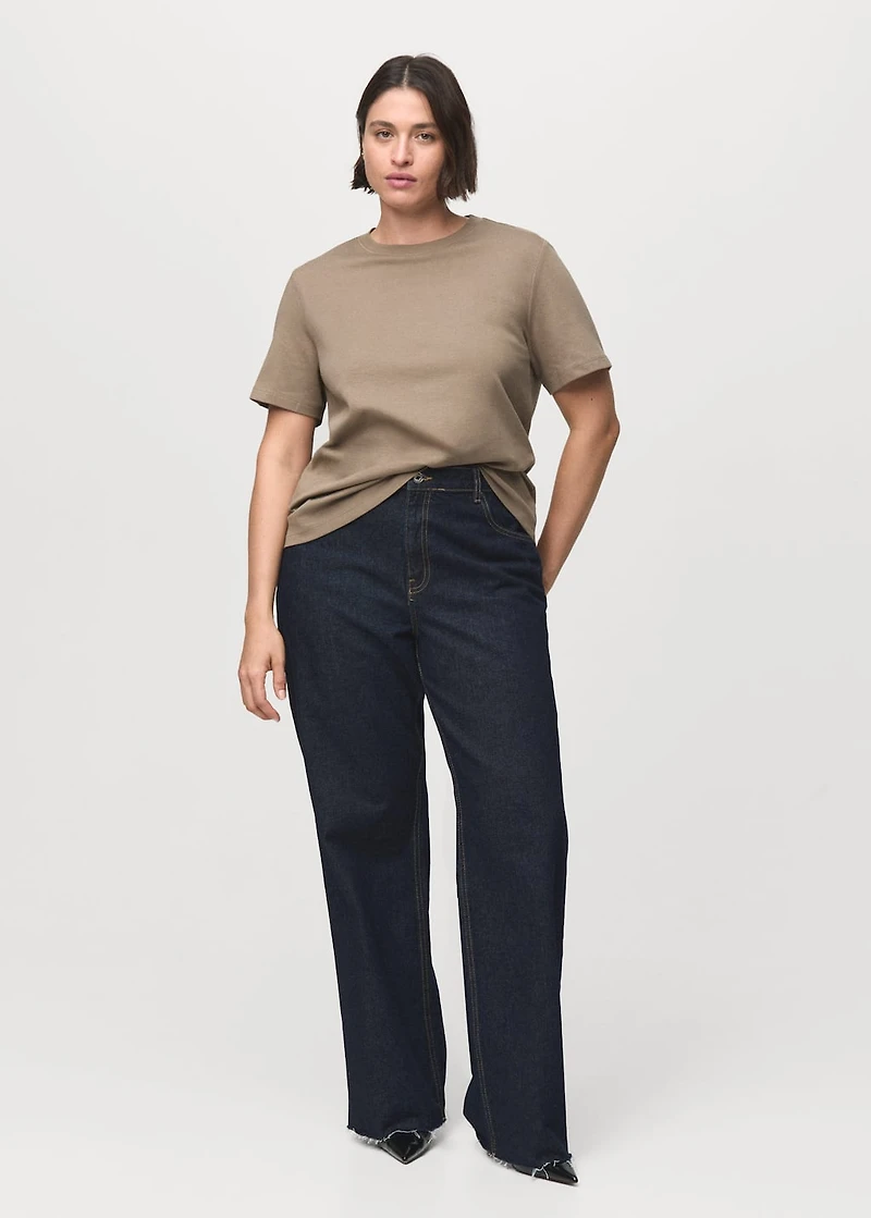 Cotton short-sleeved t-shirt