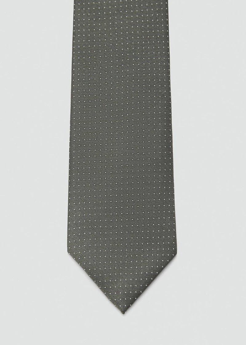 Micro dots design tie