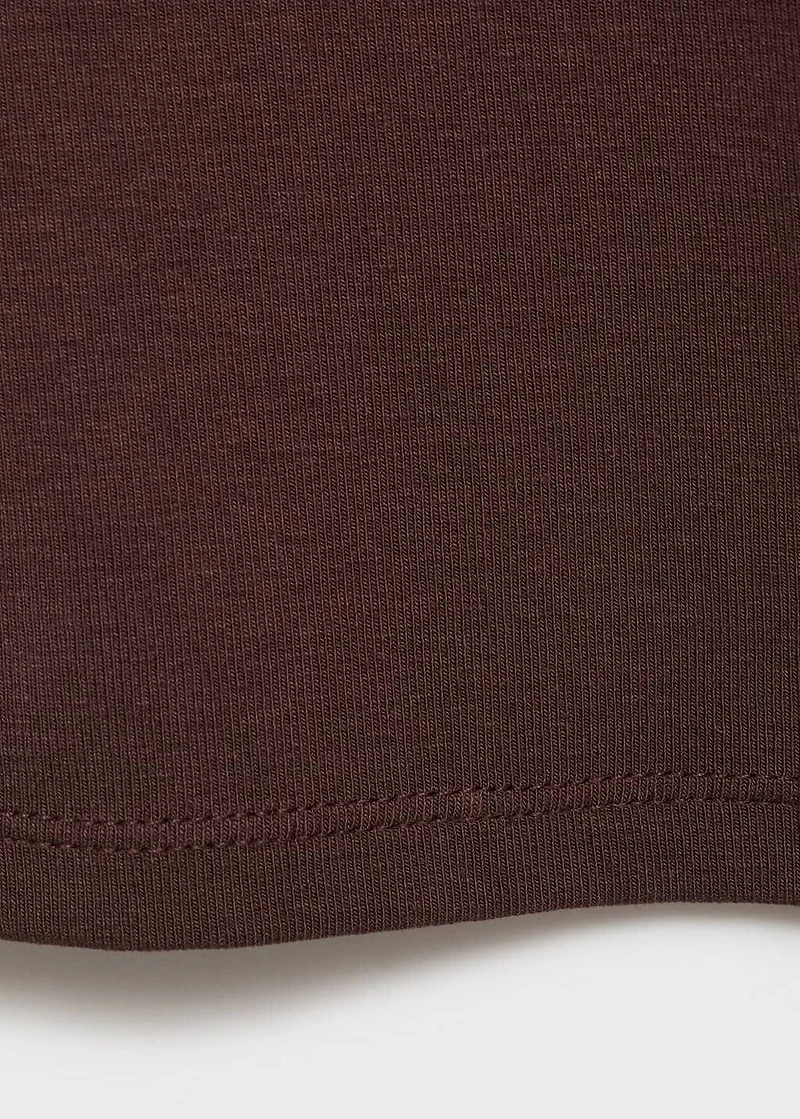 V-neck cotton top