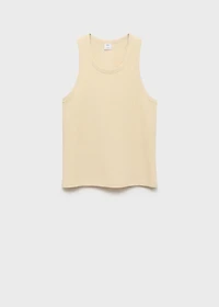 Striped strap T-shirt
