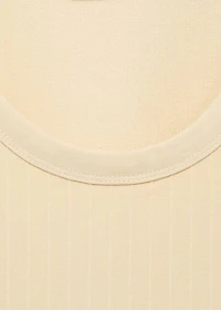Striped strap T-shirt